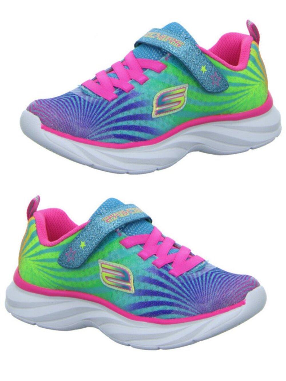 Little Girls Size 11 Skechers Pepsters Colorbeam Brand New In Box Sneakers